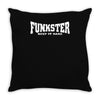 funkster Throw Pillow