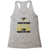 i'm a senior. Racerback Tank