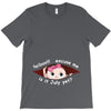 July Peeking Out Baby Girl T-Shirt