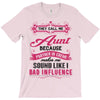 They Call Me Aunt Partner in Crime T-Shirt