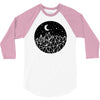 geometric sky 3/4 Sleeve Shirt