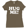 hug me funny Ladies Fitted T-Shirt