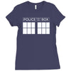 police box for who Ladies Fitted T-Shirt
