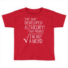 I've Just Developed A Theory That Proves I'm Not A Nerd Toddler T-shirt