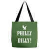 philly dilly Tote Bags