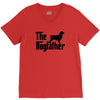 the dogfather english springer spaniel V-Neck Tee