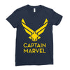 captain marvel 4 Ladies Fitted T-Shirt
