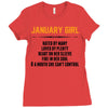January Girl Hated By Many Ladies Fitted T-Shirt