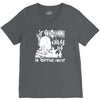 if zombies chase us im tripping you up V-Neck Tee