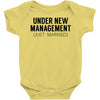 under new management just married Baby Onesie