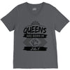 Queens Are Born In July V-Neck Tee