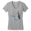 Fish Holdup Women's V-Neck T-Shirt