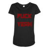 fuck yeah Maternity Scoop Neck T-shirt