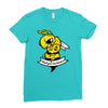 mind your own beeswax Ladies Fitted T-Shirt