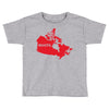 Canada Continent Roots Toddler T-shirt
