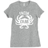 fresh crab Ladies Fitted T-Shirt