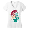 alien plant Women's V-Neck T-Shirt