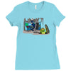 mutant invader Ladies Fitted T-Shirt
