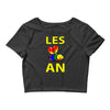 gay pride parade lgbt lesbian gay bi trans queer pan light Crop Top