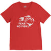 fear no fish V-Neck Tee