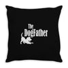 the dogfather Throw Pillow