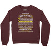 Legends Are Born In October Crewneck Sweatshirt