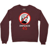 Impeach 45 Stop Trump Crewneck Sweatshirt