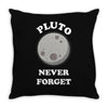 pluto Never Forget Throw Pillow