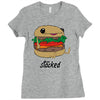 stacked Ladies Fitted T-Shirt