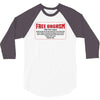 Free Orgasm Coupon 3/4 Sleeve Shirt