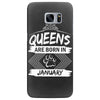 Queens Are Born In January Samsung Galaxy S7 Edge