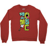 zombie font Crewneck Sweatshirt