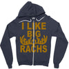 i like big racks Zipper Hoodie