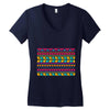 pattern overload Women's V-Neck T-Shirt