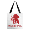 Nerv Gods In His Heaven Alls Right With The World Tote Bags