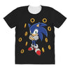 Sonic Rings All Over Women's T-shirt