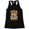 all men are created equal but only the best are born in november Racerback Tank