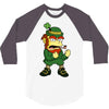 happy saint patrick day simpson 2 3/4 Sleeve Shirt