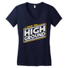 i have the high ground Women's V-Neck T-Shirt