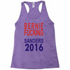bernie fucking sanders 2016 for americans president Racerback Tank