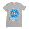 aperture science volunteer Ladies Fitted T-Shirt