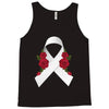 lung cancer white ribbon Tank Top