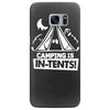 white ink camping is in tents funny Samsung Galaxy S7 Edge