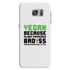 vegan because plant powered badass was not an offical tittle black Samsung Galaxy S7