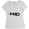 MAD IS MAD Women's Triblend Scoop T-shirt