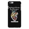 my body is a garden, not a graveyard black iPhone 6 Plus/6s Plus Case