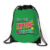 i'm the little sister Drawstring Bags