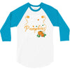 fall i teach the cutest pumpkins 3/4 Sleeve Shirt