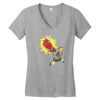 zombie link Women's V-Neck T-Shirt