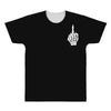 Flipping Someone Off All Over Men's T-shirt